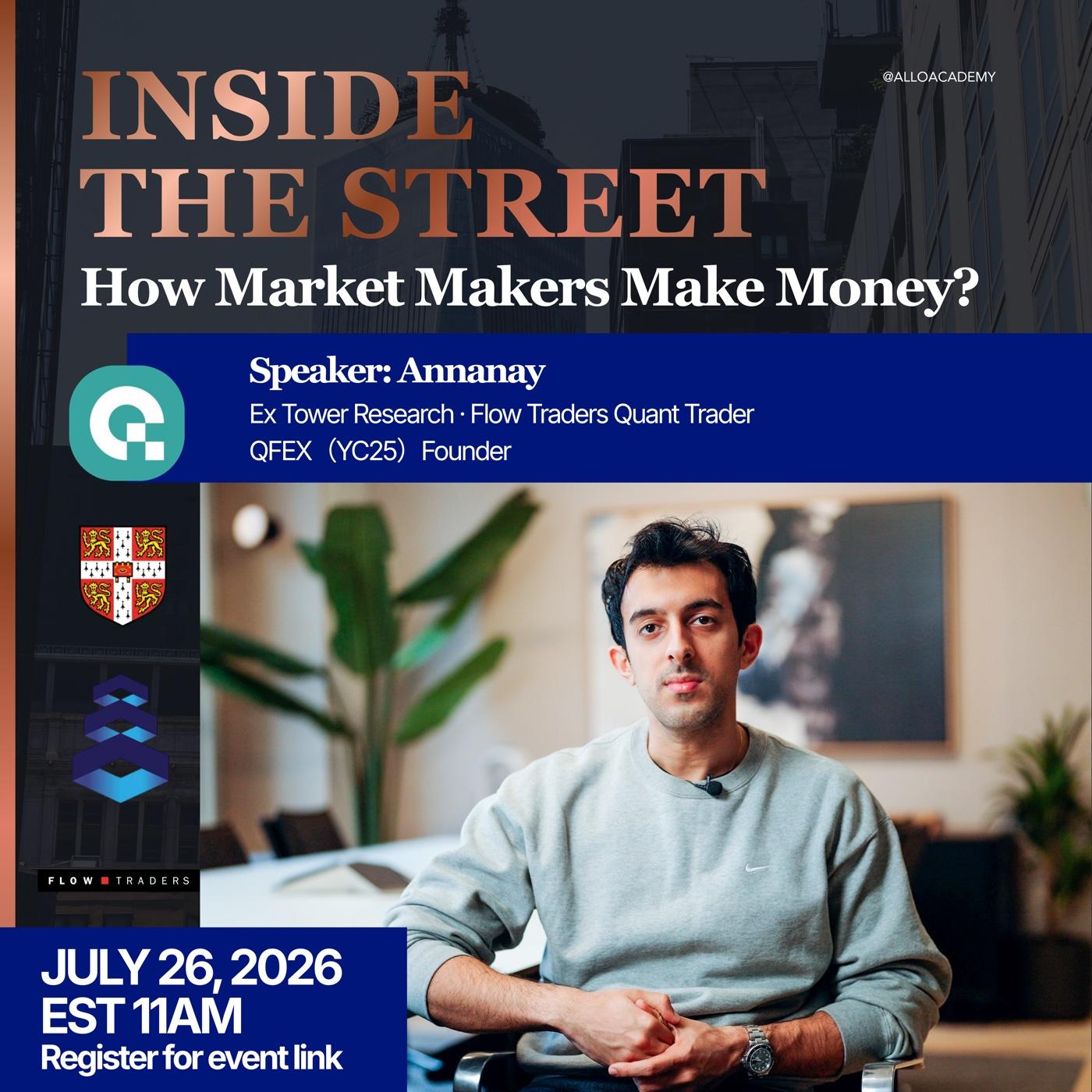 How do quants make $600k and more? Market Making 101 - poster
